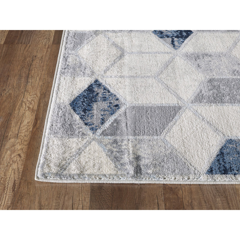 Corrigan Studio® Jenifry Geometric Gray Area Rug & Reviews Wayfair